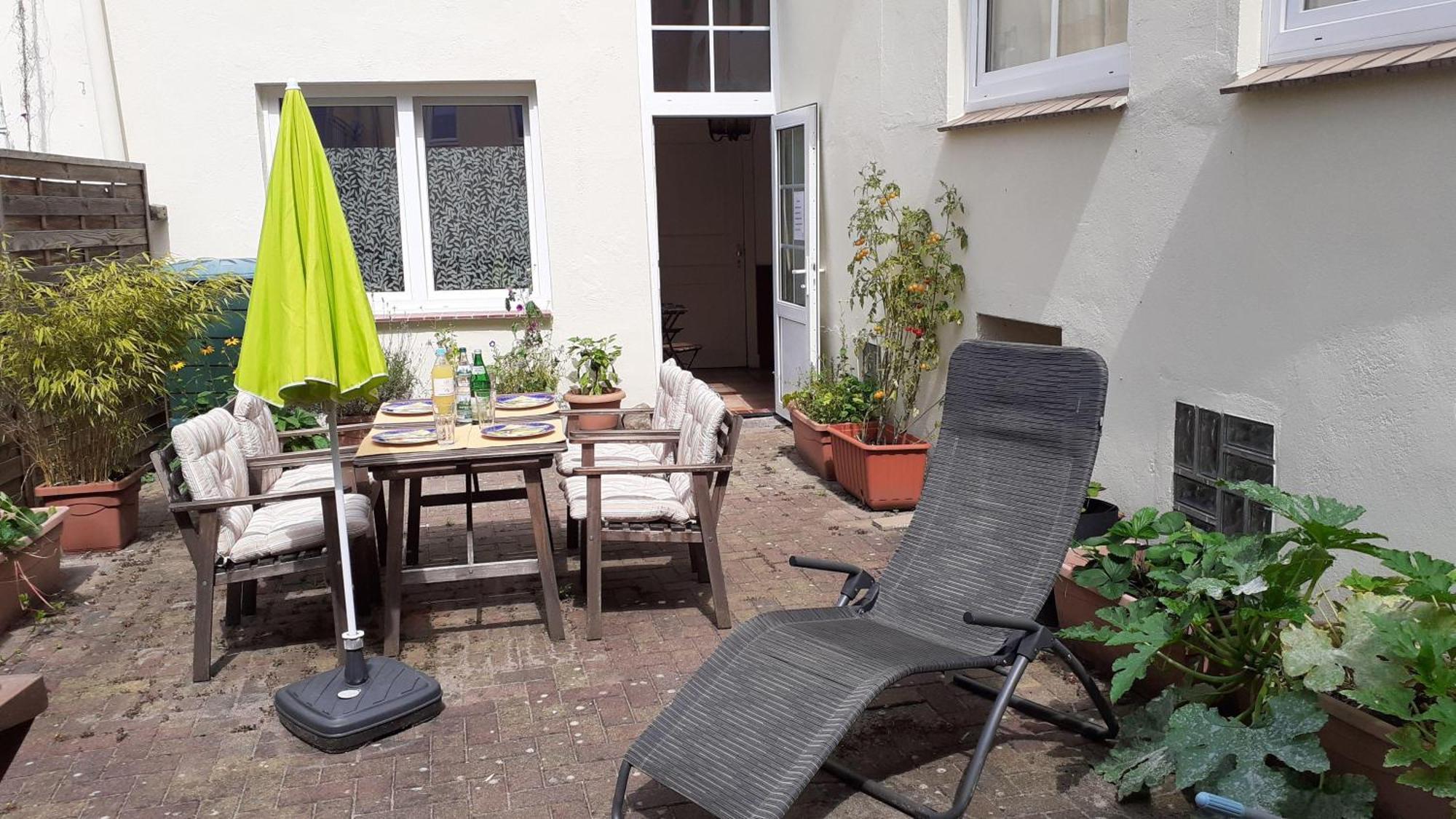 1-Zimmer-Apartment 2 Hochparterre Lübeck Exterior foto